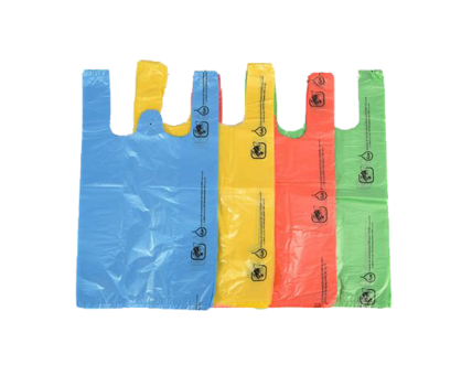 multi colored bio sourced bags | Sacs biosourcés multicolores