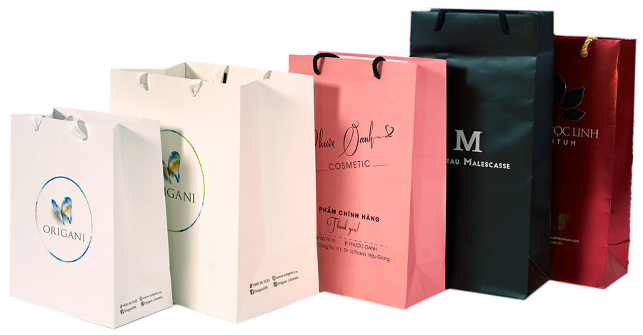 Paper bag shop packaging