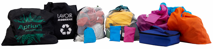 Reusable polyester bags | Sacs en polyester réutilisables