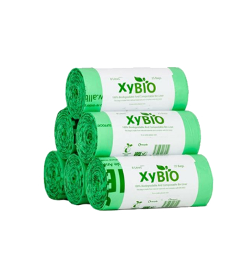 bio bag rolls green | sac bio roule vert