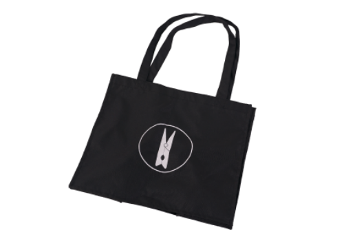 recycled polyester black bag | sac polyester black recycle