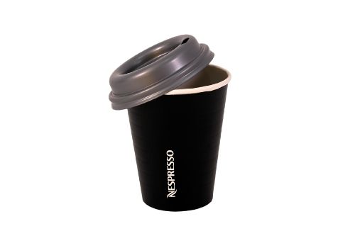 nespresso paper cup black | gobelet en papier nespresso noir